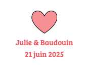 Mariage Julie & Baudouin